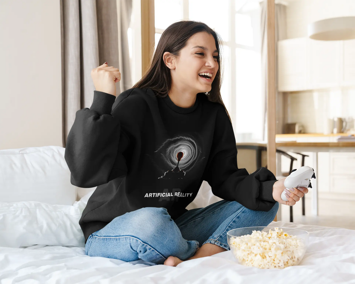 Artificial Reality Premium Unisex Hoodie