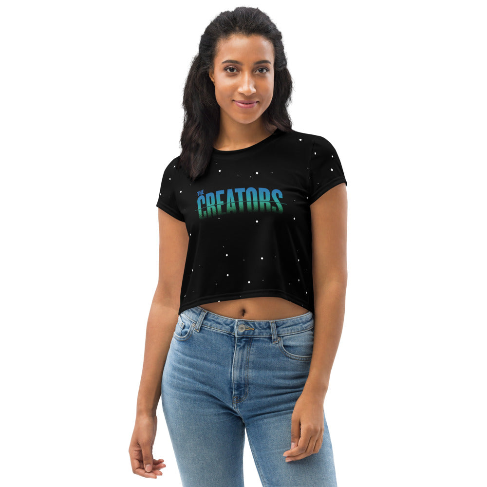 The Creators "Stars" Premium Crop Tee