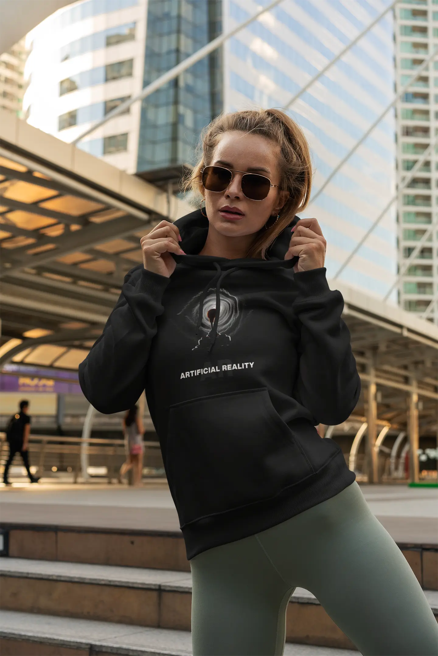 Artificial Reality Premium Unisex Hoodie