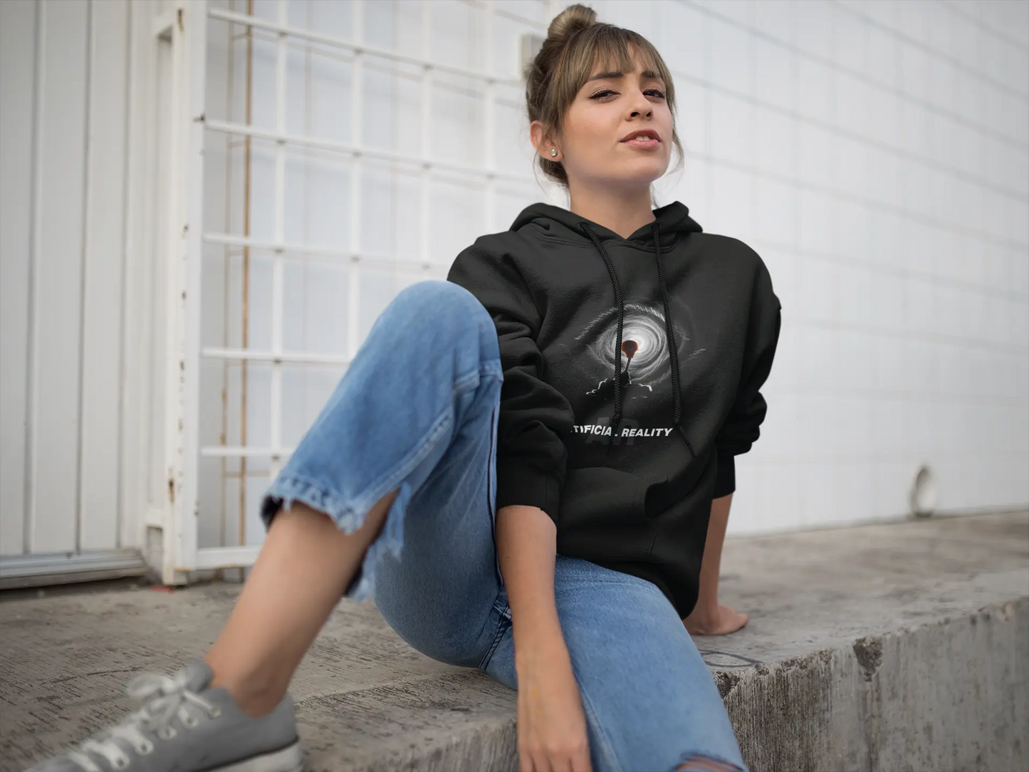 Artificial Reality Premium Unisex Hoodie