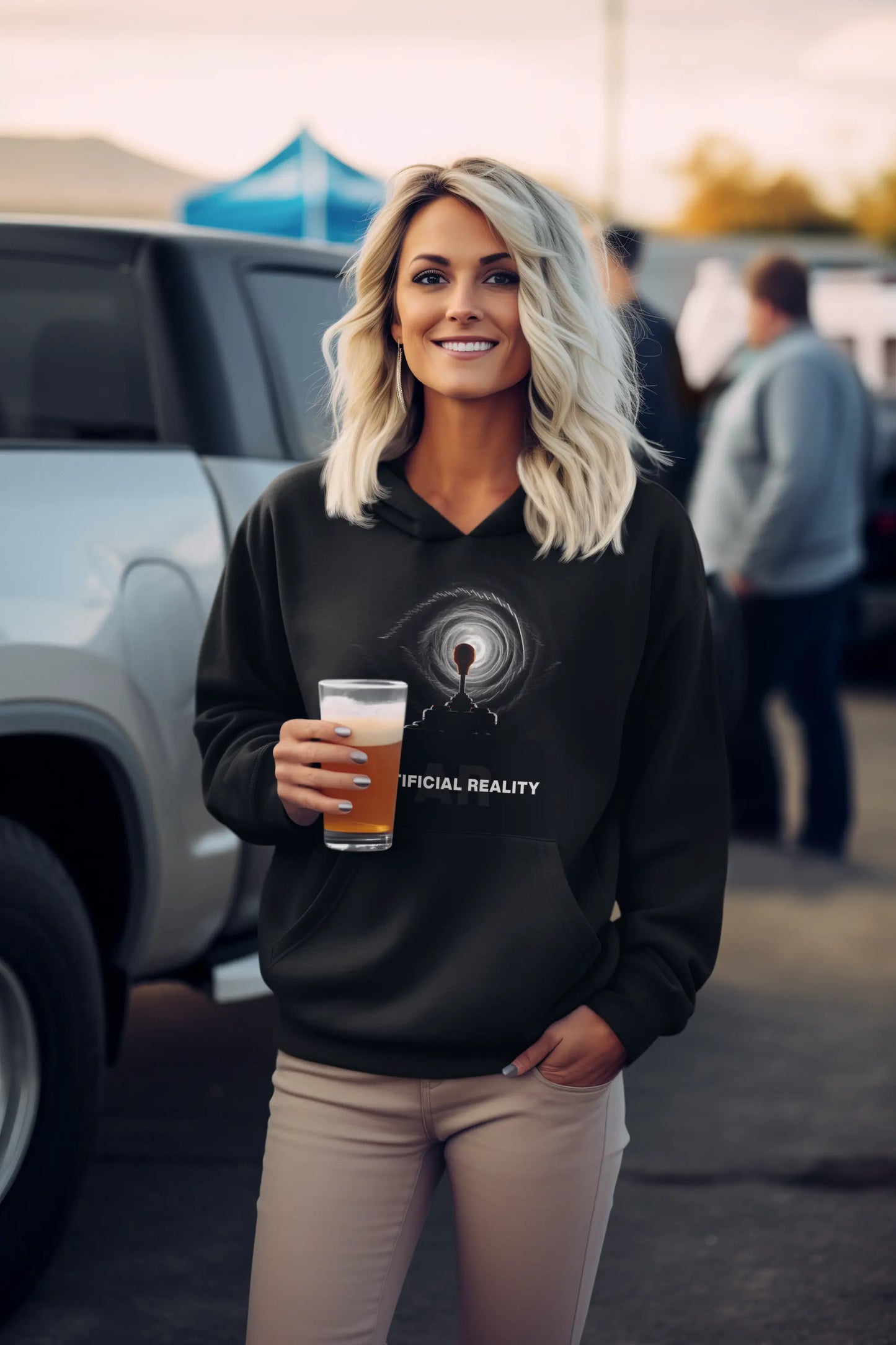 Artificial Reality Premium Unisex Hoodie