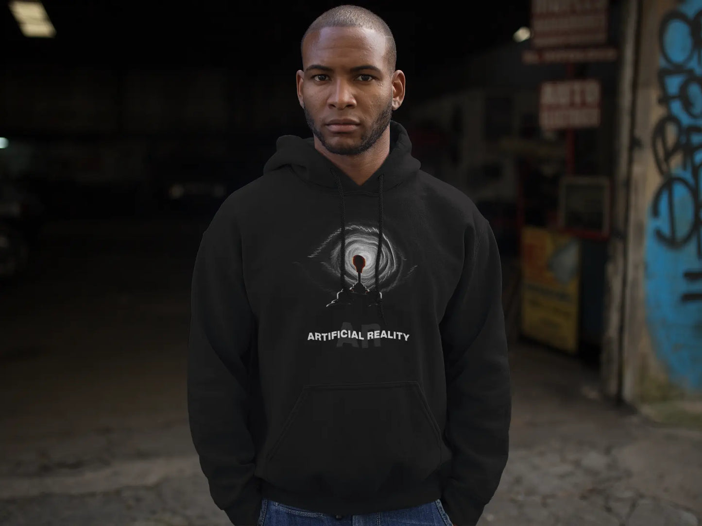Artificial Reality Premium Unisex Hoodie
