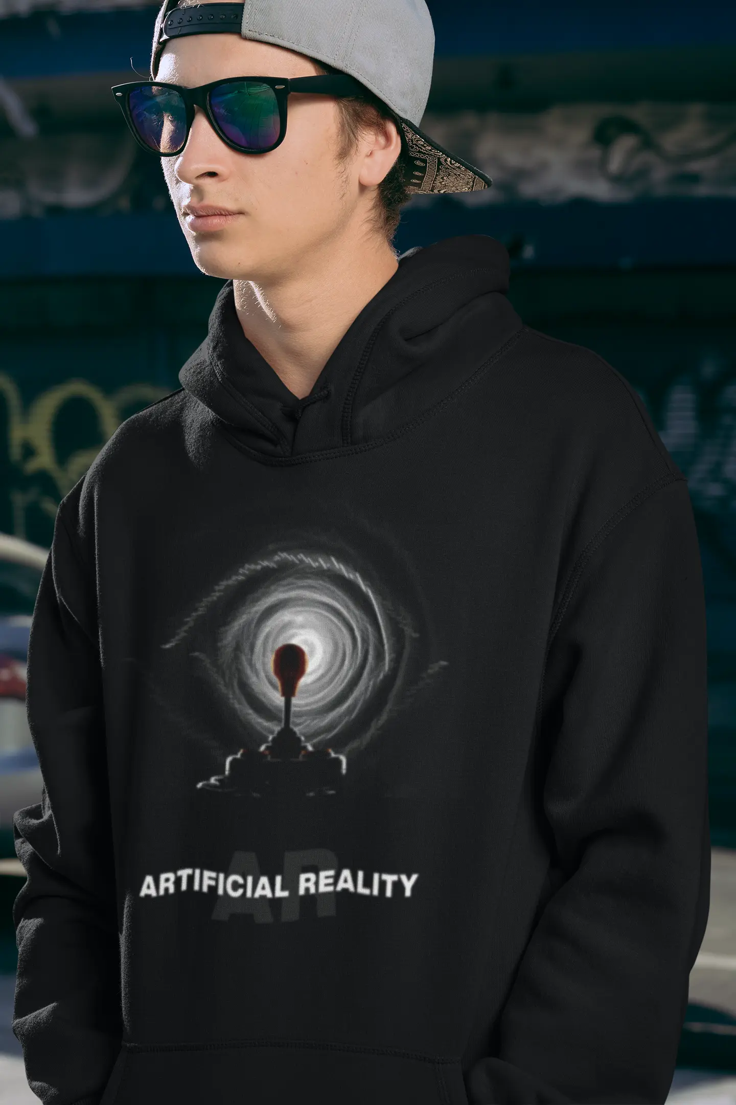 Artificial Reality Premium Unisex Hoodie
