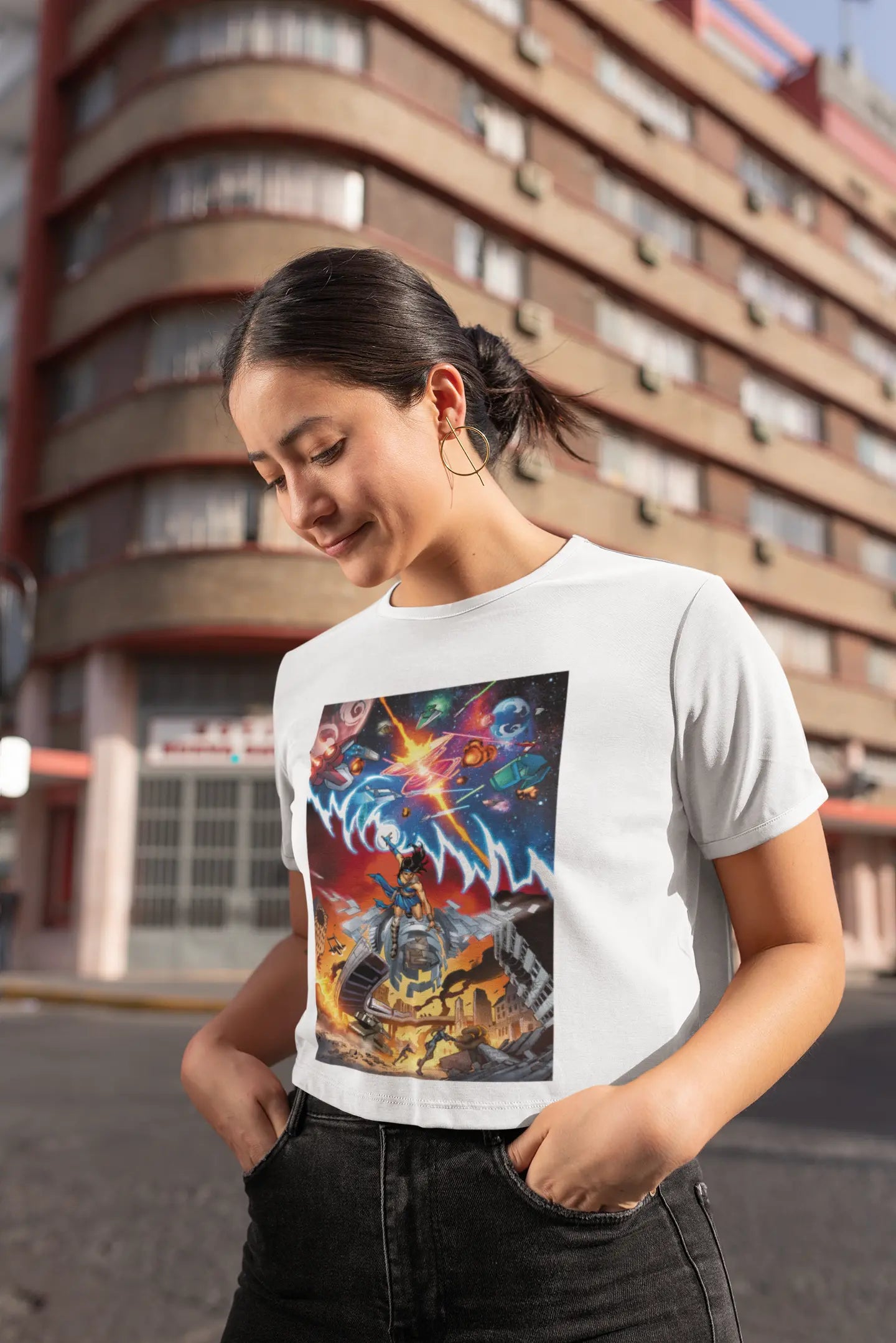 The Creators "Regina" Premium Crop Tee