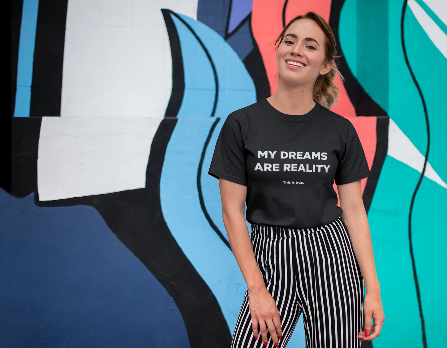 Dreams Into Reality Premium Women's T-shirt